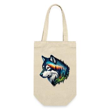 Wolf - Gift Bag for Bottles - nature - Front