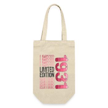 Limited Edition Since 1931 Birthday Vintage 1931 - Gift Bag for Bottles - nature - Front