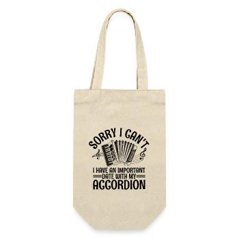 Désolé, je ne peux pas, j’ai un rendez-vous important avec mon acc - Sac à bouteille - nature - Devant