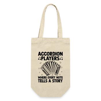 Joueurs d’accordéon où chaque note raconte une histoire - Sac à bouteille - nature - Devant