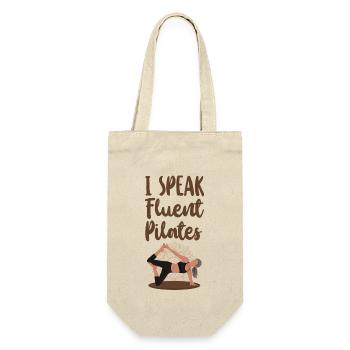 Instructeur de Pilates Professeur Je parle - Sac à bouteille - nature - Devant