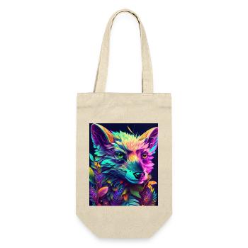 Renard de la forêt néon - Sac à bouteille - nature - Devant