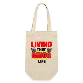 Bingo Player Living That Bingo - Gift Bag for Bottles - nature - Front