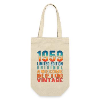 Edition limitée depuis 1959 Anniversaire Millésime 1959 - Sac à bouteille - nature - Devant