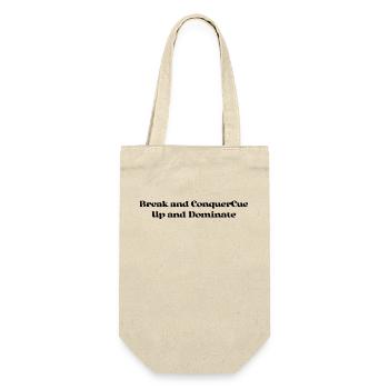 Billiards - Break and ConquerCue Up and Dominate - Gift Bag for Bottles - nature - Front