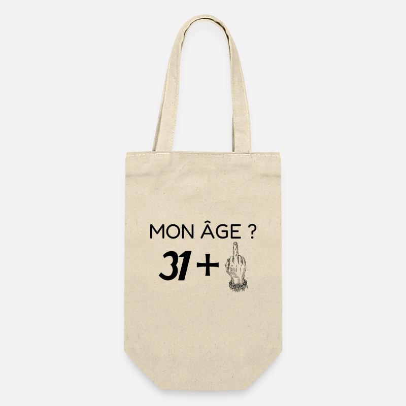 mon âge 32 - Sac à bouteille - nature