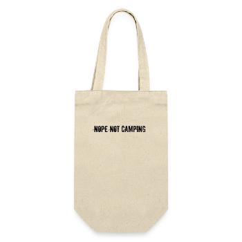Camping - Nope Not Camping - Gift Bag for Bottles - nature - Front