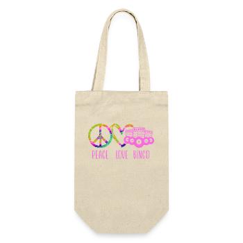 Bingo Player Peace Love Bingo - Gift Bag for Bottles - nature - Front