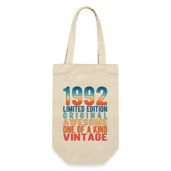 Edition Limitée Depuis 1992 Anniversaire Millésime 1992 - Sac à bouteille - nature - Devant