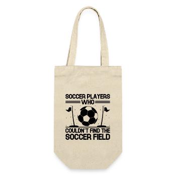 Footgolf Player Foot Golf Playing Footgolfers Foot - Gift Bag for Bottles - nature - Front