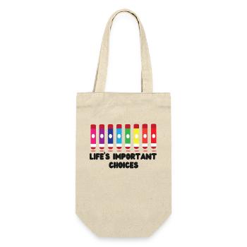 Bingo Player Life's Important - Gift Bag for Bottles - nature - Front