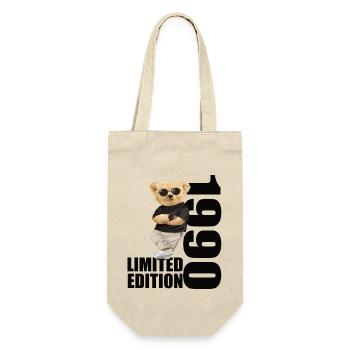 Limited Edition 1990's Bear Bears Birthday 1990 - Gift Bag for Bottles - nature - Front