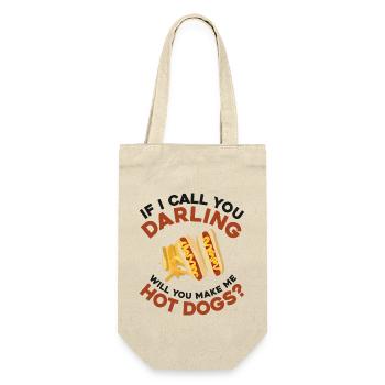 Hot Dog Adulte Si Je T’appelle - Sac à bouteille - nature - Devant