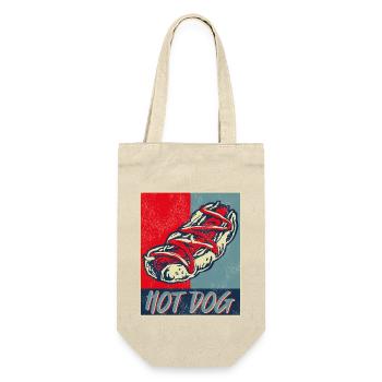 Hot Dog Adulte Rétro Vintage Hot - Sac à bouteille - nature - Devant