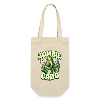 Zombie Avocat Zombiecado - Sac à bouteille - nature - Devant