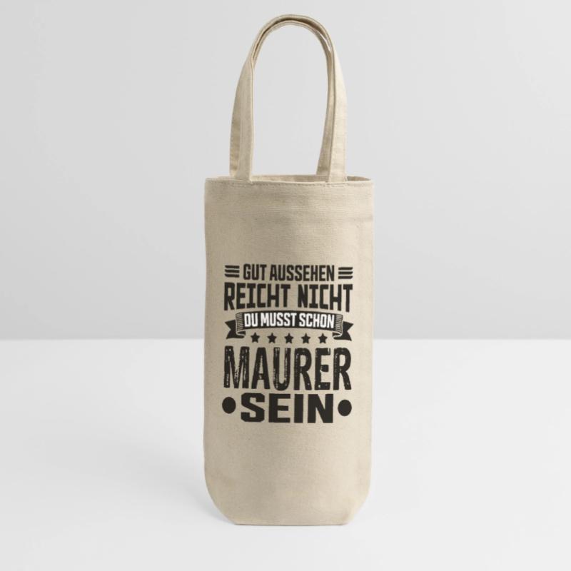 Bricklayer Building Construction Structural Engineer Bricklayer Funny Gift Bag for Bottles