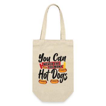 Hot Dog Adult You Can Never Eat - Gift Bag for Bottles - nature - Front