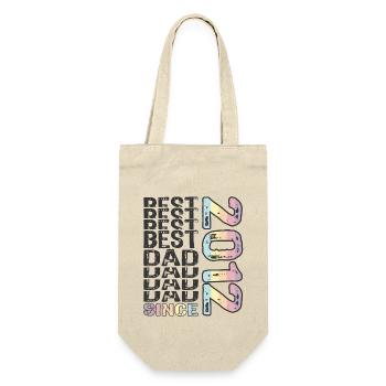 Best dad in the world since 2012 Father's Day - Gift Bag for Bottles - nature - Front