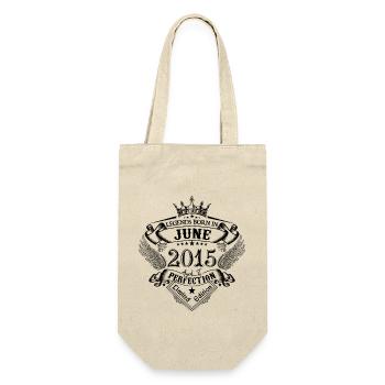 birthday June 2015 June anniversary 2015 - Gift Bag for Bottles - nature - Front