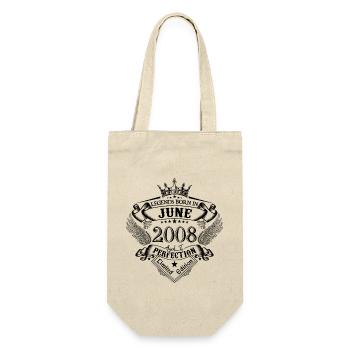 birthday June 2008 June anniversary 2008 - Gift Bag for Bottles - nature - Front