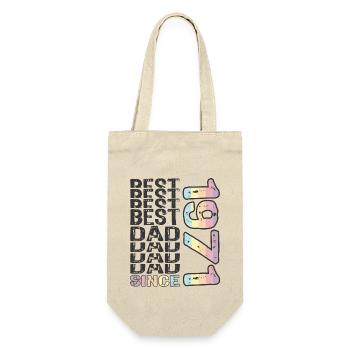 Best dad in the world since 1971 Father's Day - Gift Bag for Bottles - nature - Front