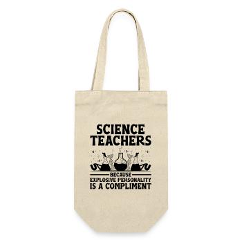Science Teacher School Teacher Biology Chemistry P - Gift Bag for Bottles - nature - Front