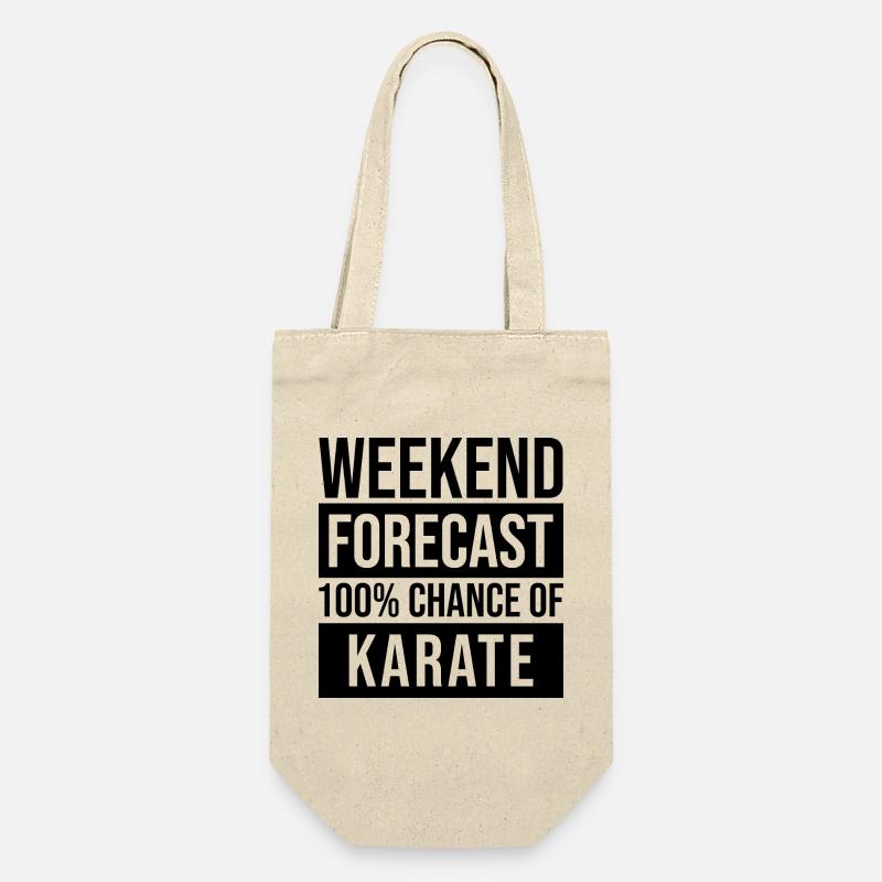 Karate - Geschenkbeutel für Flaschen - Natur