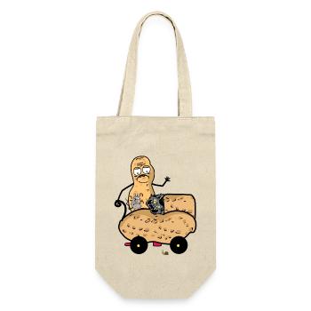 Cacahuète Chats Chaton Papa Animaux Chat Enfant - Sac à bouteille - nature - Devant