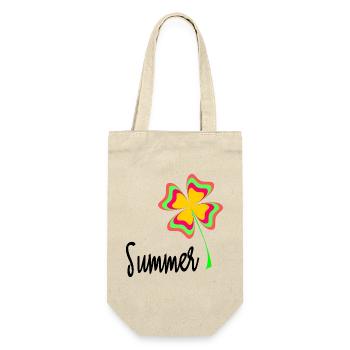 HOLIDAY. HAPPY HOLIDAYS. MISTRESS. MASTER. TEACHER - Gift Bag for Bottles - nature - Front