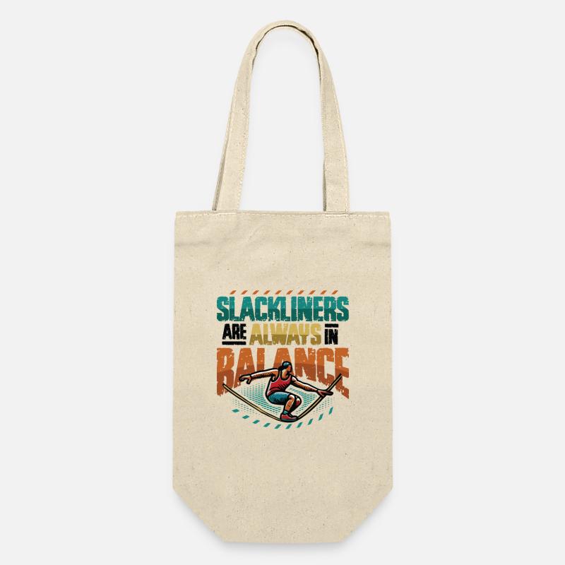 Les slackliners sont toujours en équilibre - Sac à bouteille - nature