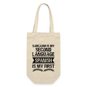 Professeur de langues étrangères École Professeurs de langues - Sac à bouteille - nature - Devant