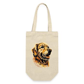 Golden Retriever Dog Dog Mom Dogs Lover - Gift Bag for Bottles - nature - Front