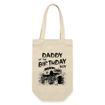 Daddy of the Birthday Boy Monster Truck Party - Gift Bag for Bottles - nature - Front