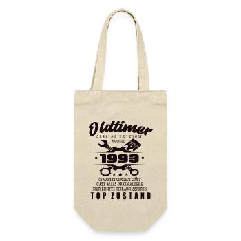Oldtimer Special Edition Model 1993 Birthday - Gift Bag for Bottles - nature - Front