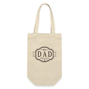 Meilleur papa depuis 2015 - Sac à bouteille - nature - Devant