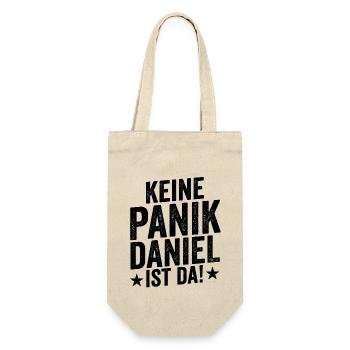 Vorname Daniel - Geschenkbeutel für Flaschen - Natur - Vorne