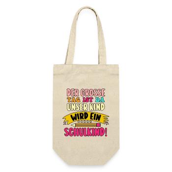 Parents School Child Primary School First Grade Enrollment - Gift Bag for Bottles - nature - Front