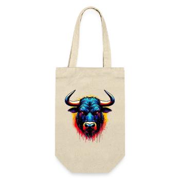 Bull - Gift Bag for Bottles - nature - Front