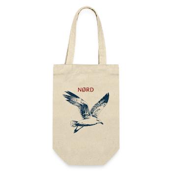 Nord Möwe - Geschenkbeutel für Flaschen - Natur - Vorne