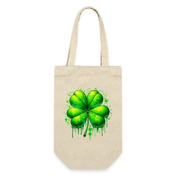 Trèfle à quatre feuilles - Sac à bouteille - nature - Devant