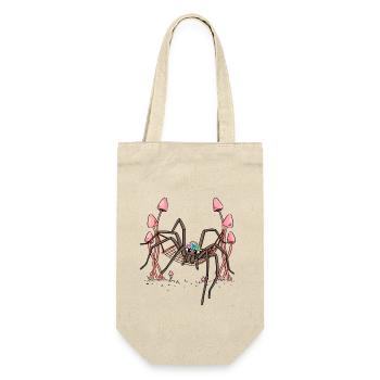 araignée filant hamac suspendu toile d’araignée - Sac à bouteille - nature - Devant