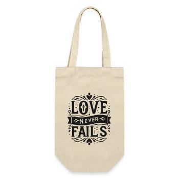 L’amour ne manque jamais - Sac à bouteille - nature - Devant