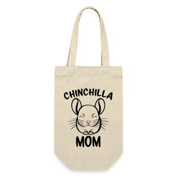 Chinchilla disant maman drôle Chinchilla cadeau - Sac à bouteille - nature - Devant