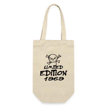 Limited Edition 1969 Geburtstag 1969 Geboren - Geschenkbeutel für Flaschen - Natur - Vorne