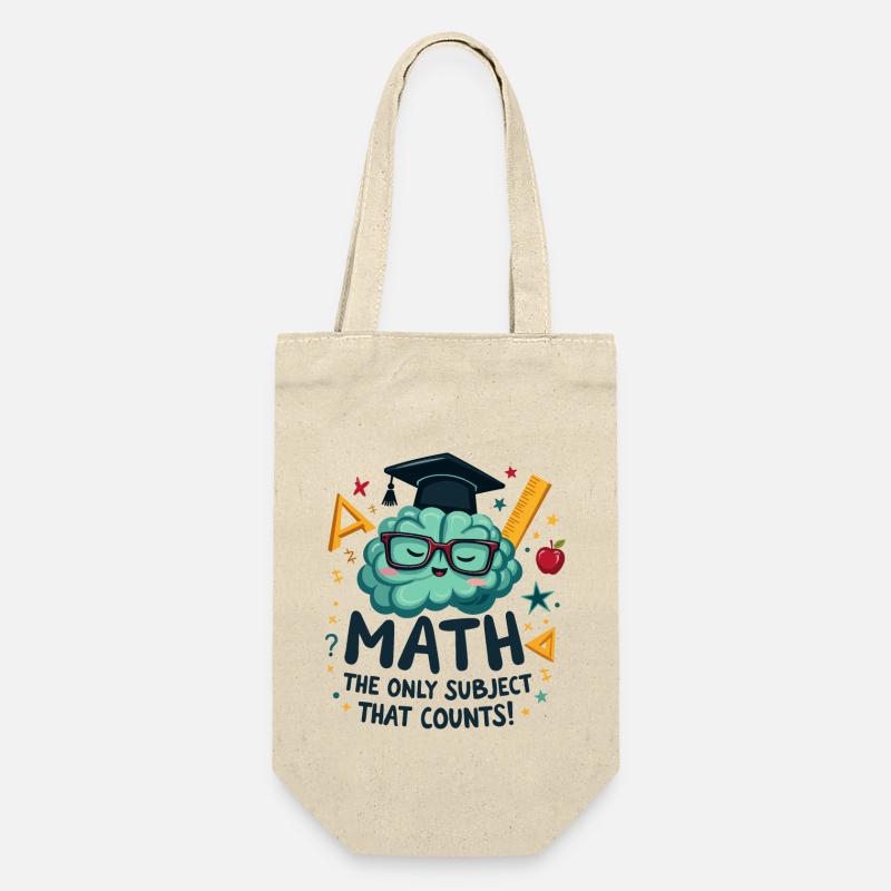 MATHEMATIK - Geschenkbeutel für Flaschen - Natur