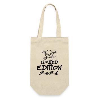 Limited Edition 2024 Geburtstag 2024 Geboren - Geschenkbeutel für Flaschen - Natur - Vorne