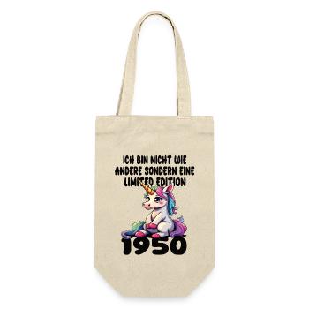 Edition Limitée 1950 Anniversaire Né 1950 - Sac à bouteille - nature - Devant