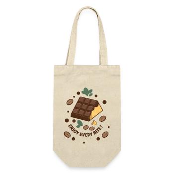CHOCOLATE BARS - Gift Bag for Bottles - nature - Front
