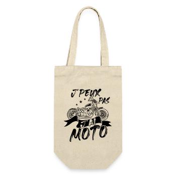 J'peux Pas J'Ai Moto Motard - Sac à bouteille - nature - Devant