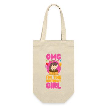 Loutre Anniversaire Fille Omg Je suis Le - Sac à bouteille - nature - Devant